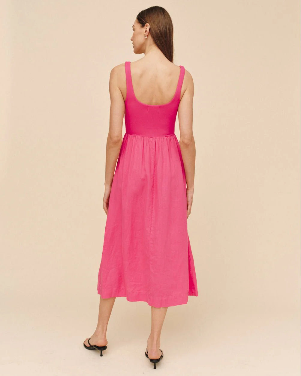 Bella Dahl Sleeveless Knit Combo Dress