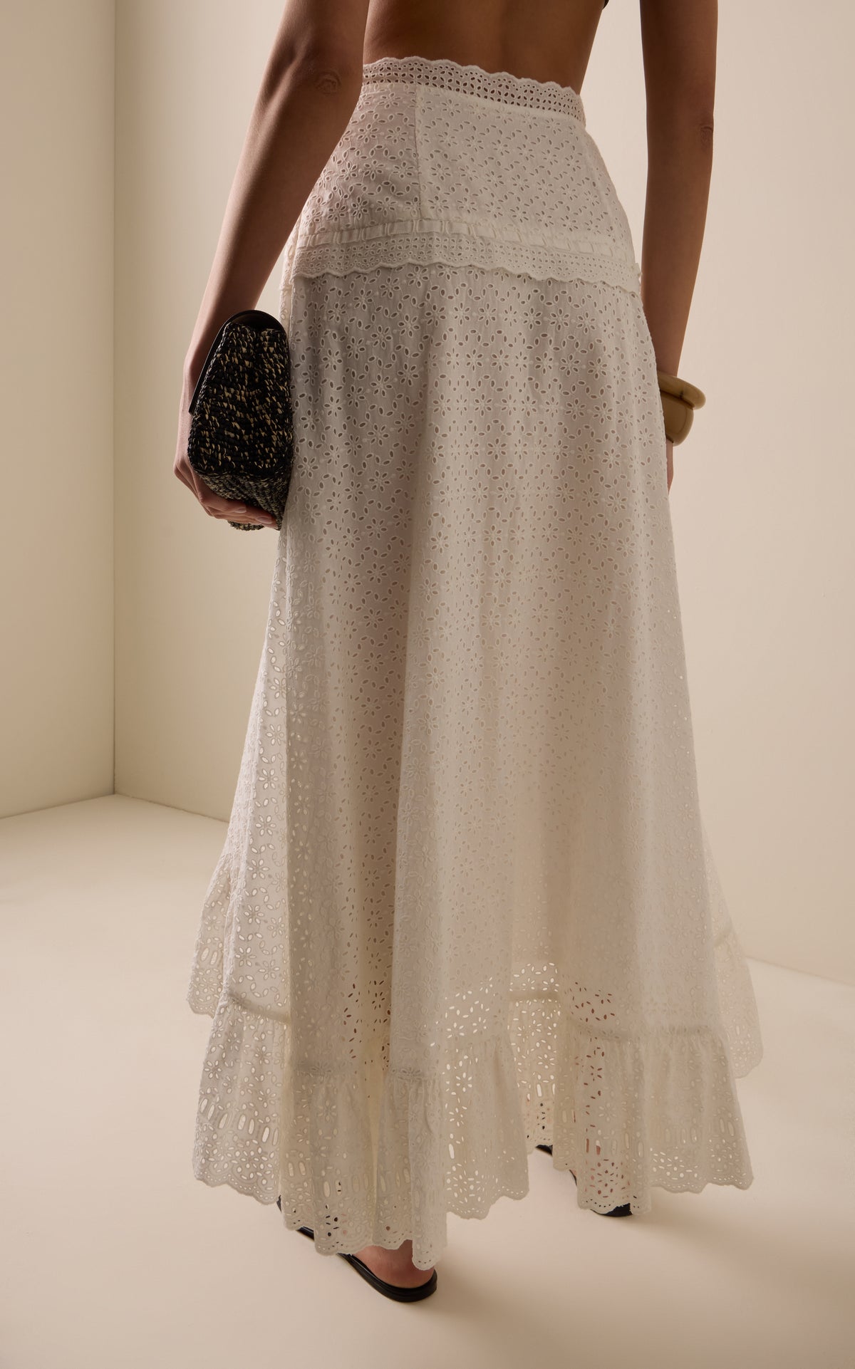 Ulla Johnson Violetta Cotton Skirt - Pristine