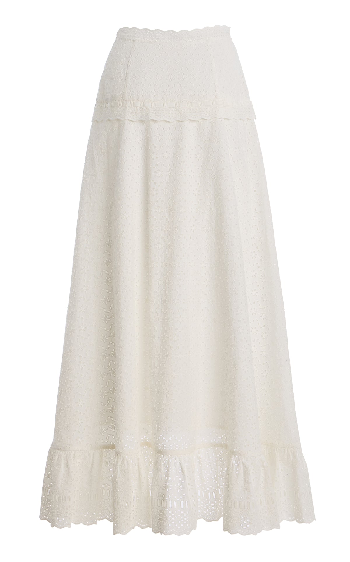 Ulla Johnson Violetta Cotton Skirt - Pristine