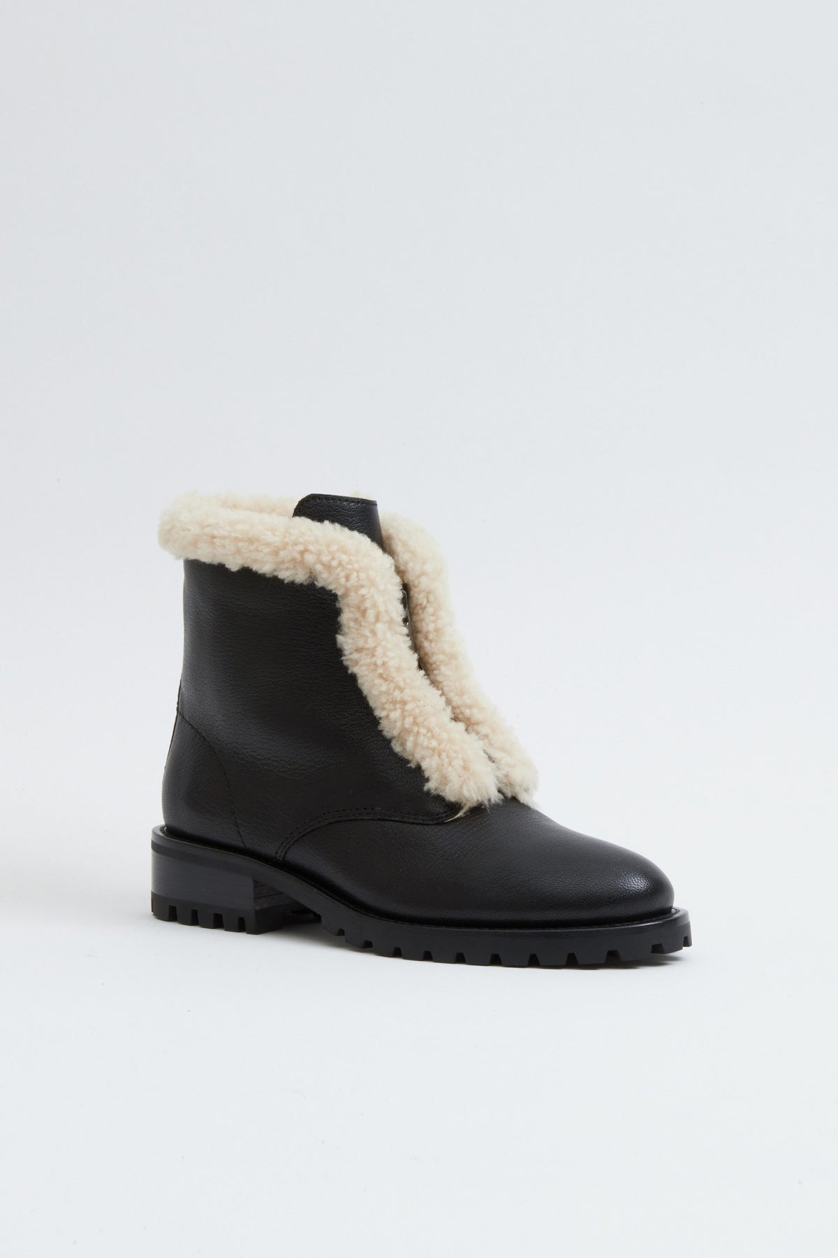 Simkhai Noah Shearling Lug Zip Boot