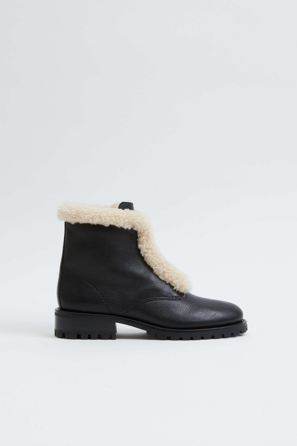 Simkhai Noah Shearling Lug Zip Boot