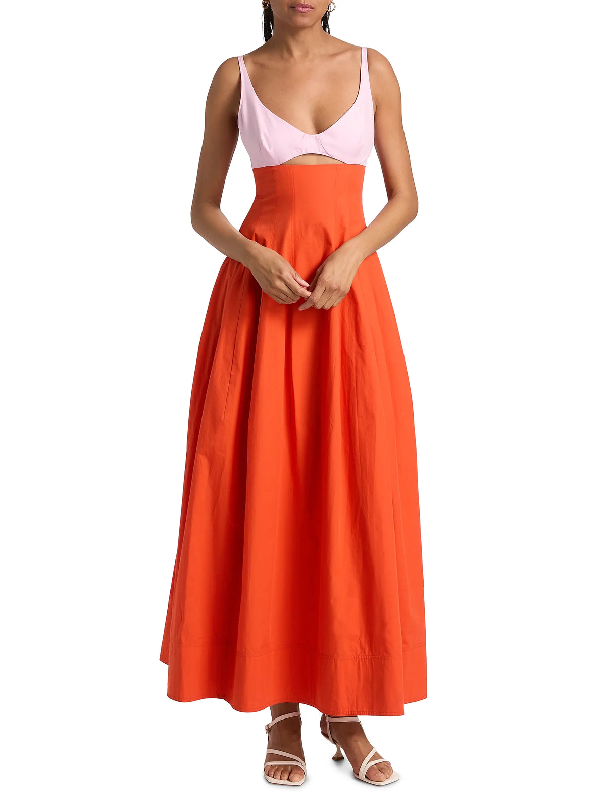 Simkhai Maddy Cotton Midi Dress