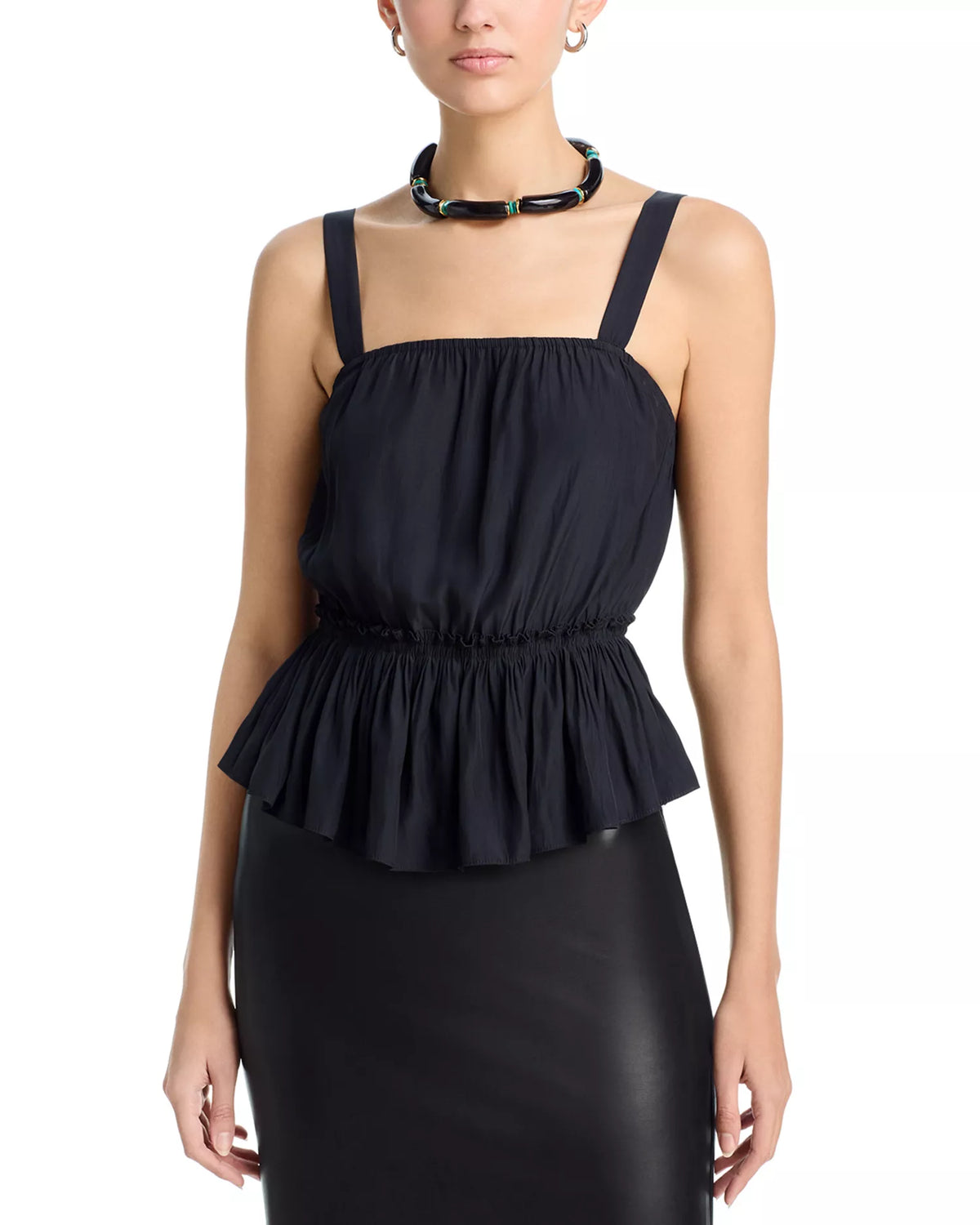 Ramy Brook Giorgia Peplum Top