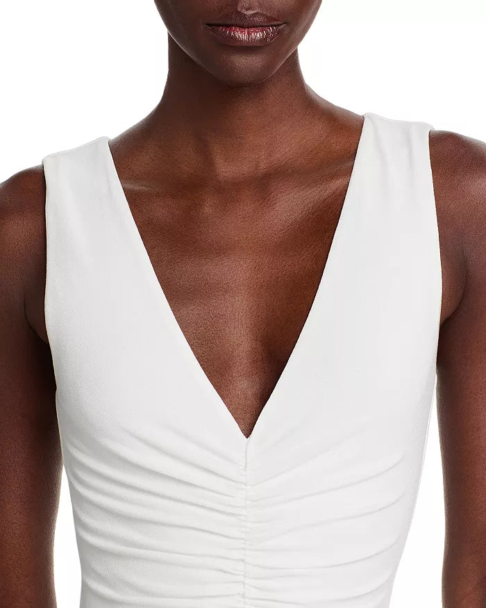 Toccin Inez V-Neck Midi Dress