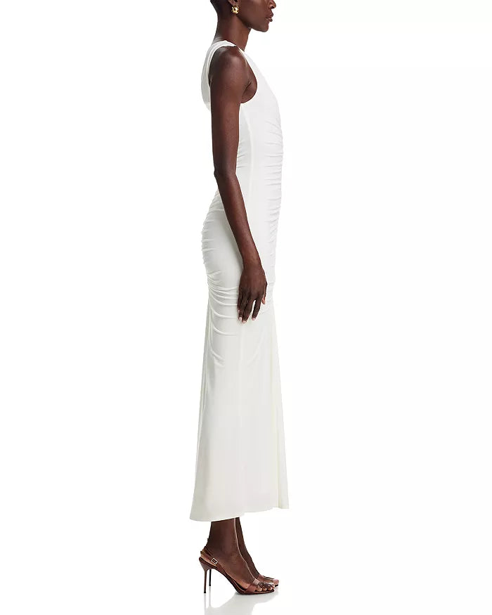 Toccin Inez V-Neck Midi Dress