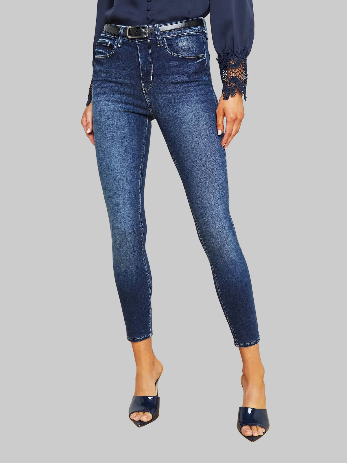 L'Agence Margot High Rise Skinny - Columbia