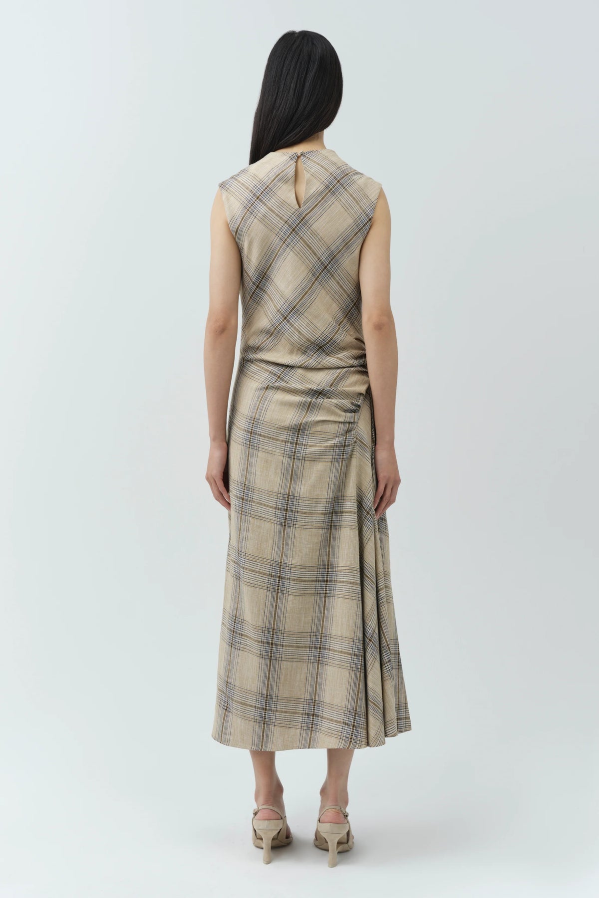 Burke Draped Midi Dress