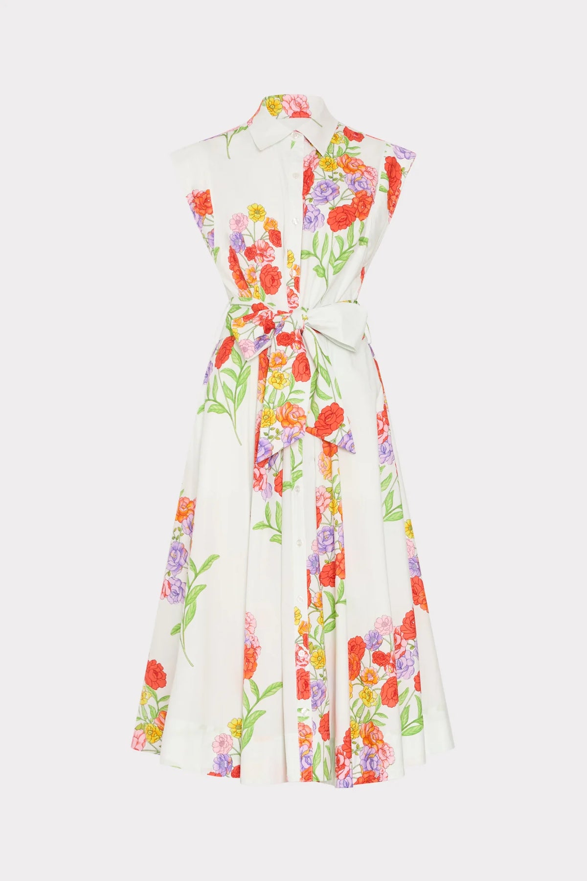Milly Jules Printed Poplin Dress