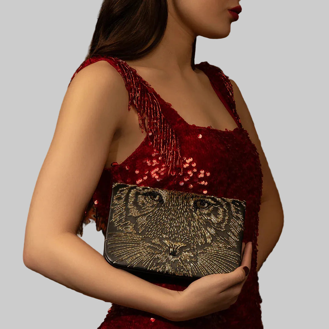 Deepa Gurnani Adonis Clutch