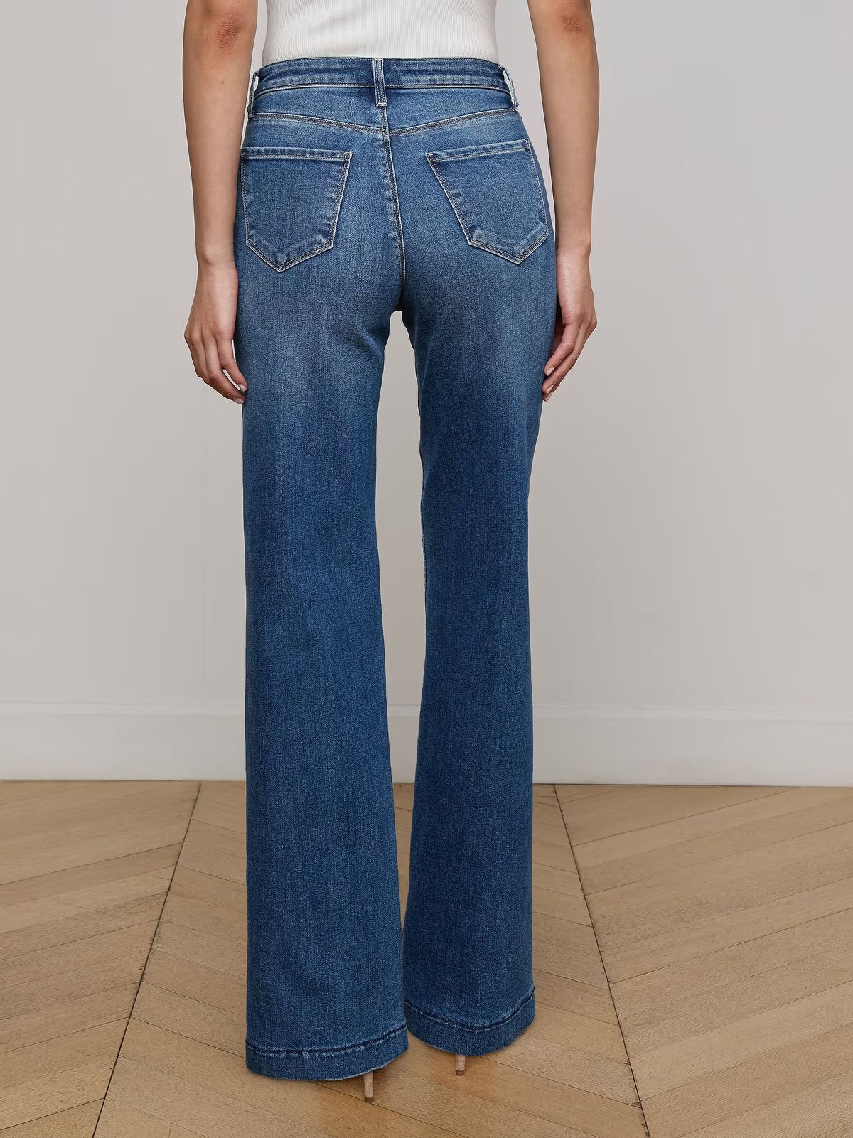 L'Agence Scottie Wide Leg Jean - Cambridge