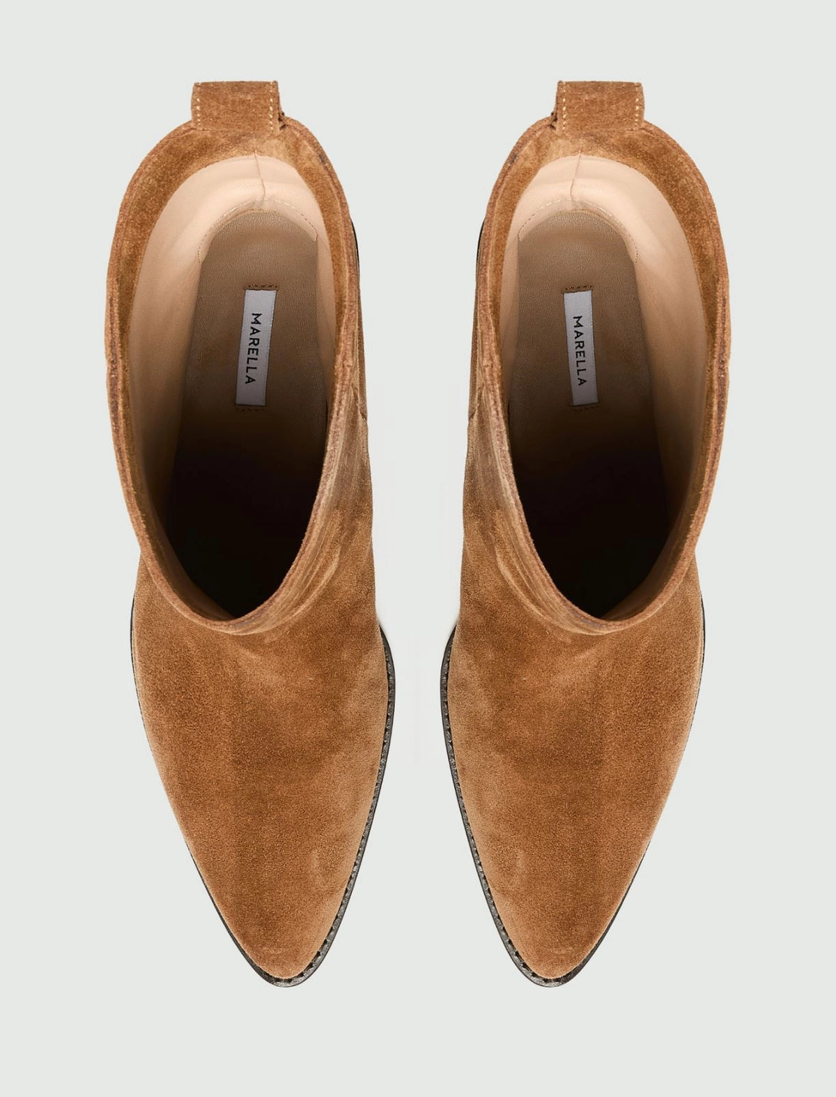 Marella Suede Camperos - CAMEL Leather Boot