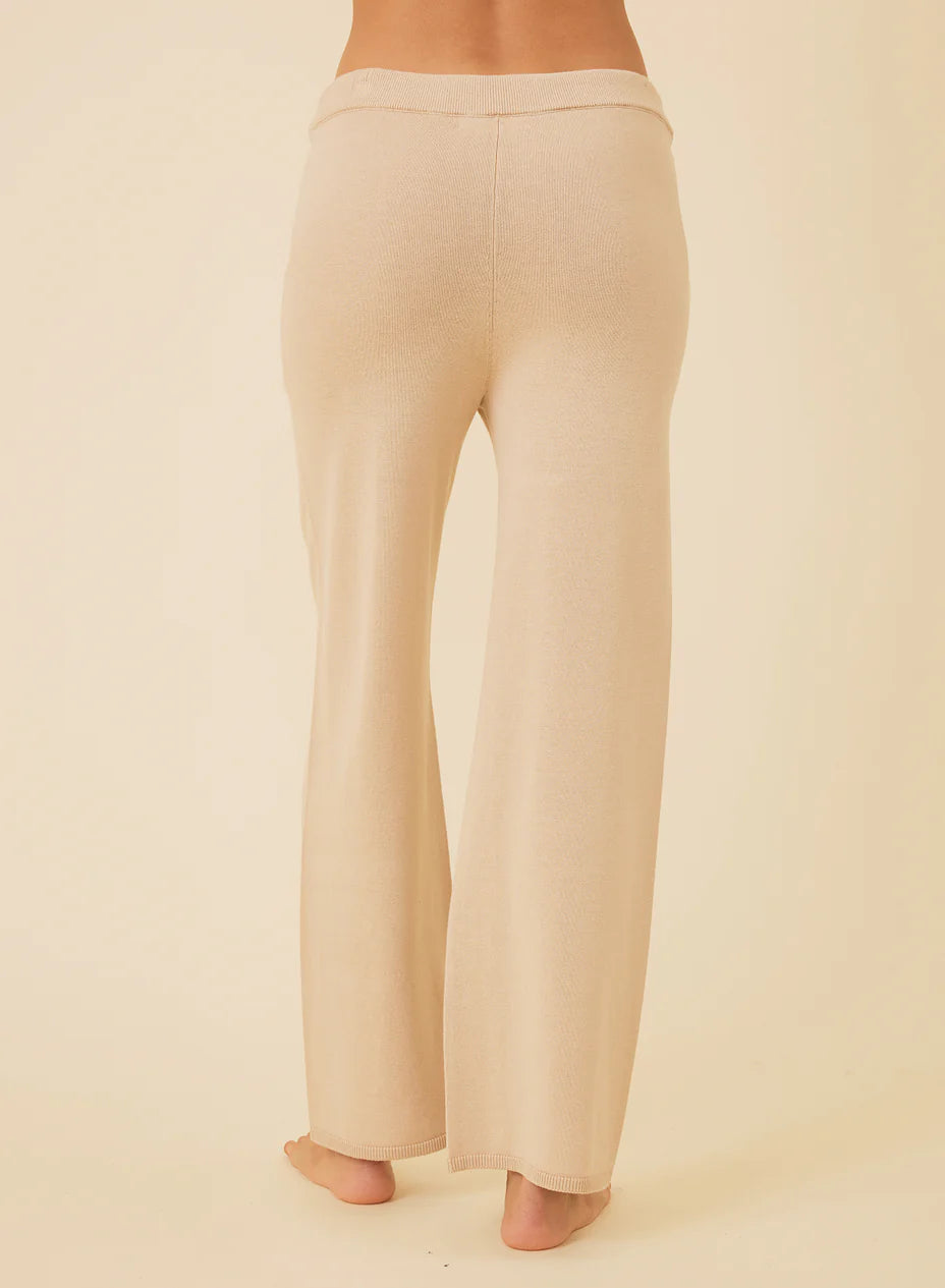 Bianca Cropped Pant - Latte