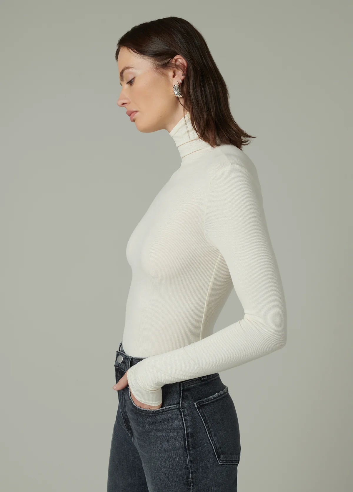 Joe's Jeans The Tony Long Sleeve Top - Milk
