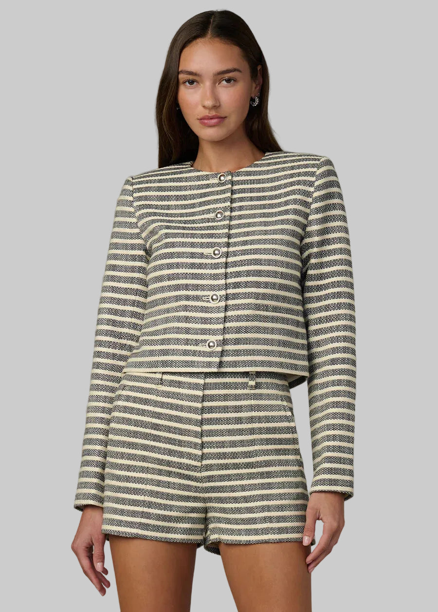 Joe's Jeans The Talia Striped Crop Jacket
