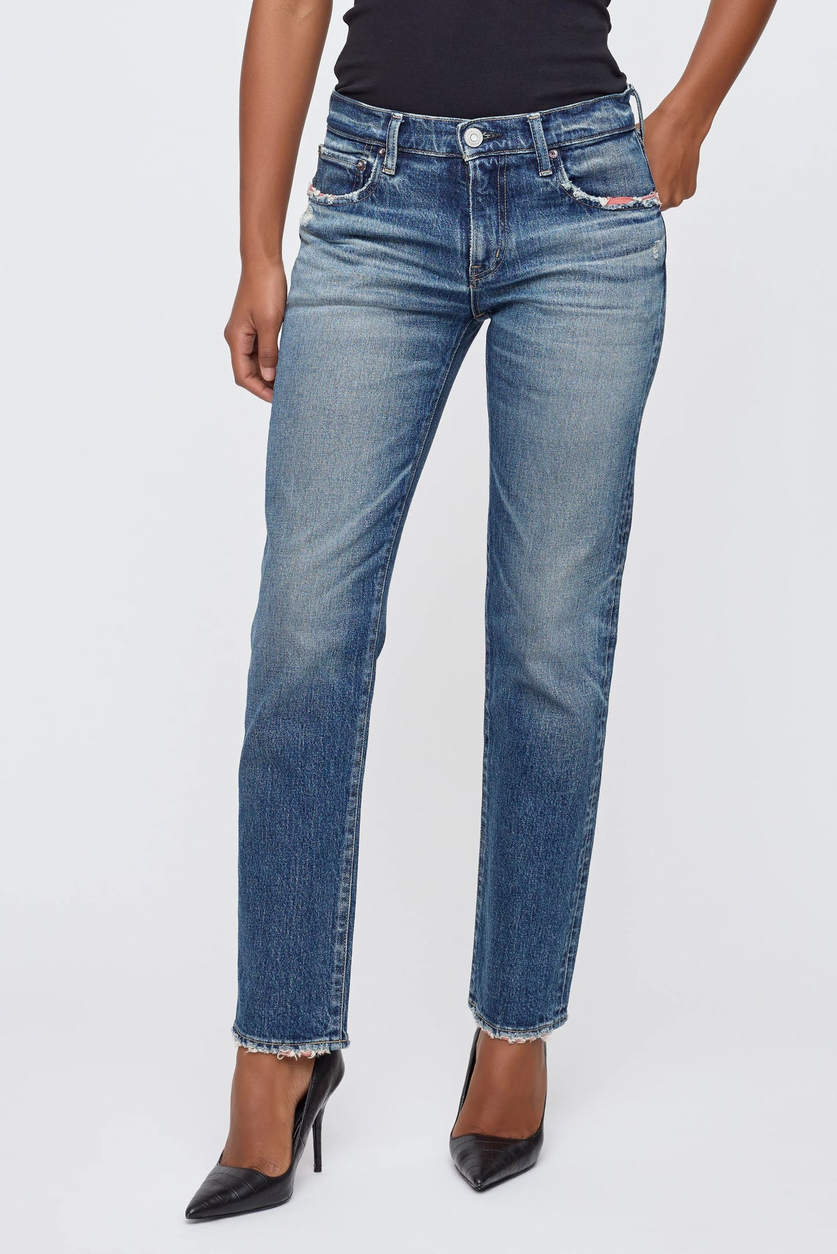 Moussy Vintage Ensley Slim Straight