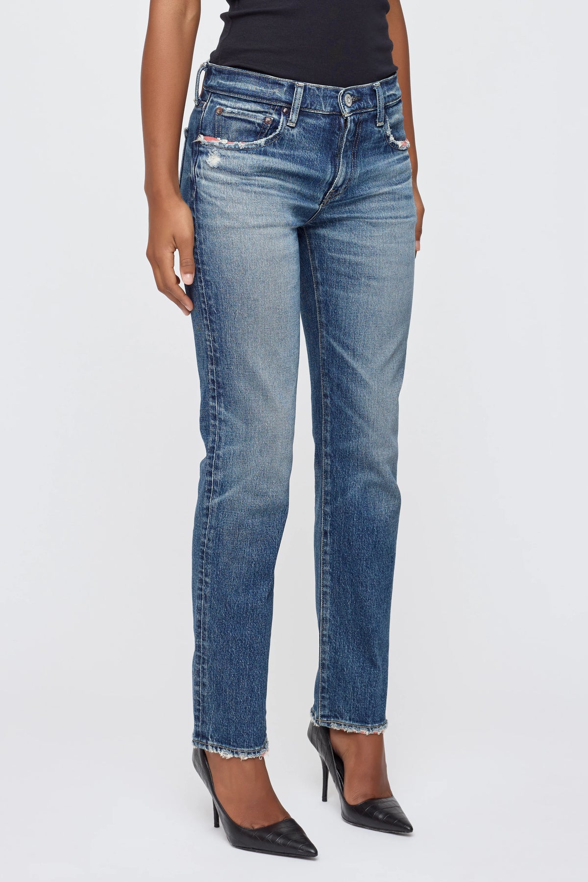 Moussy Vintage Ensley Slim Straight