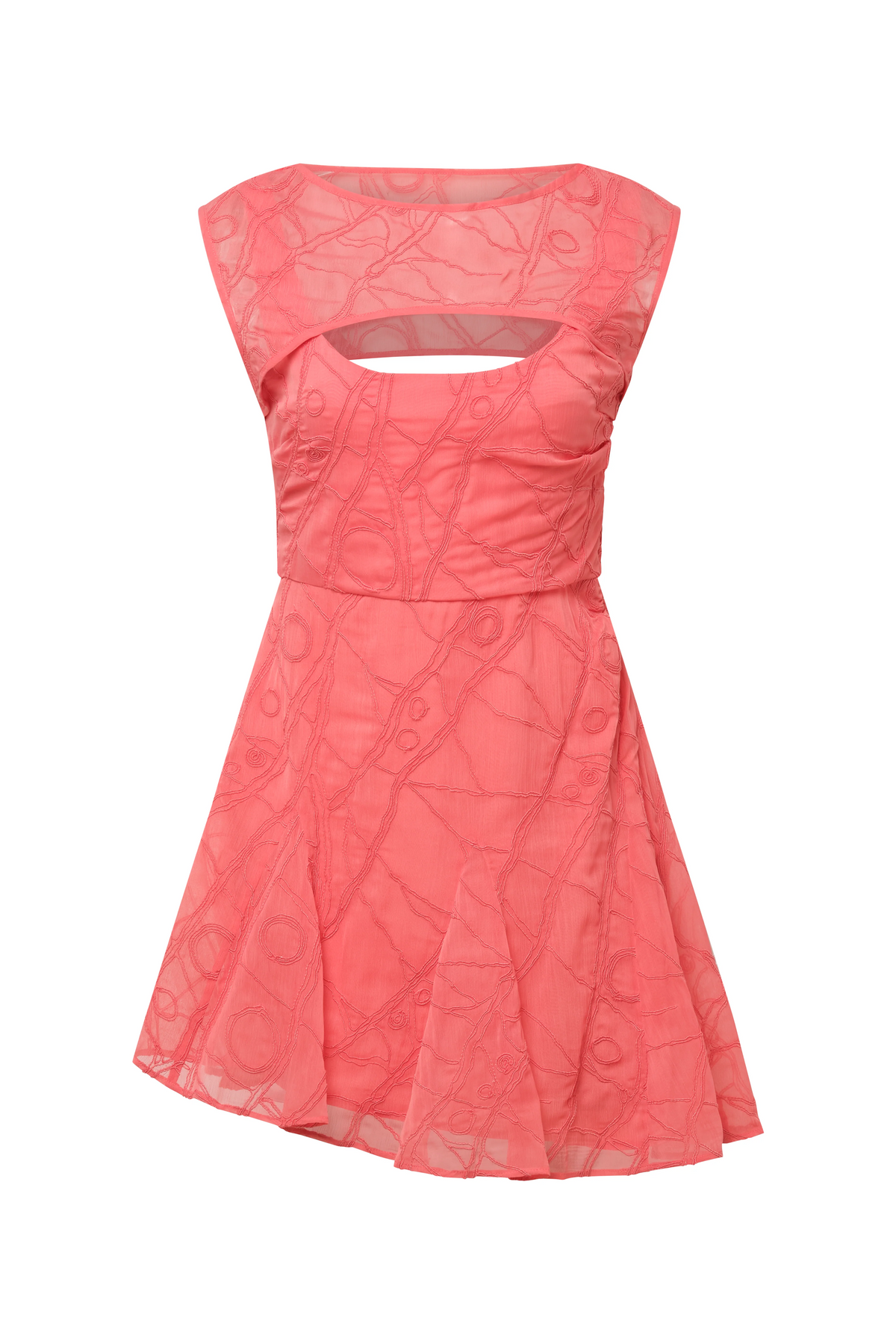 Amur Quartz Asymmetrical Mini Dress