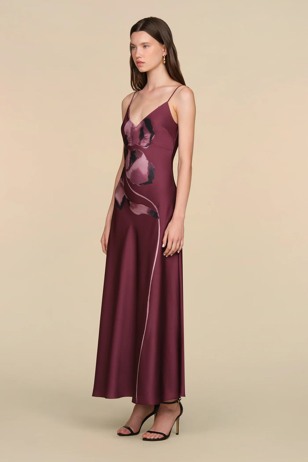 Amur Coralee Printed Bias Dress