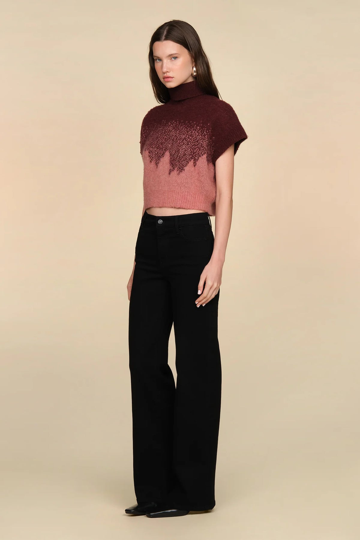 Amur Harper Ombre Knit Top