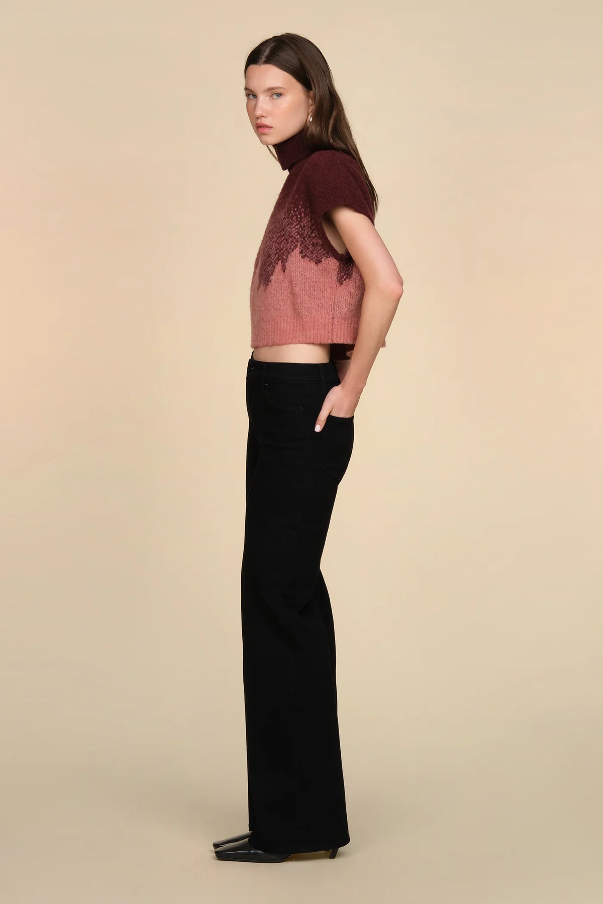 Amur Harper Ombre Knit Top