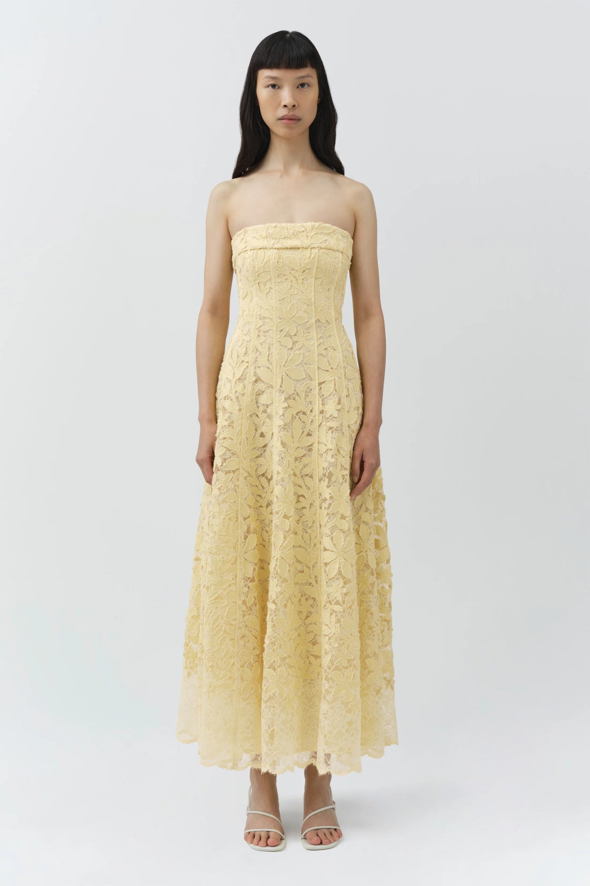 Simkhai Imogen Cotton Lace Bustier Dress