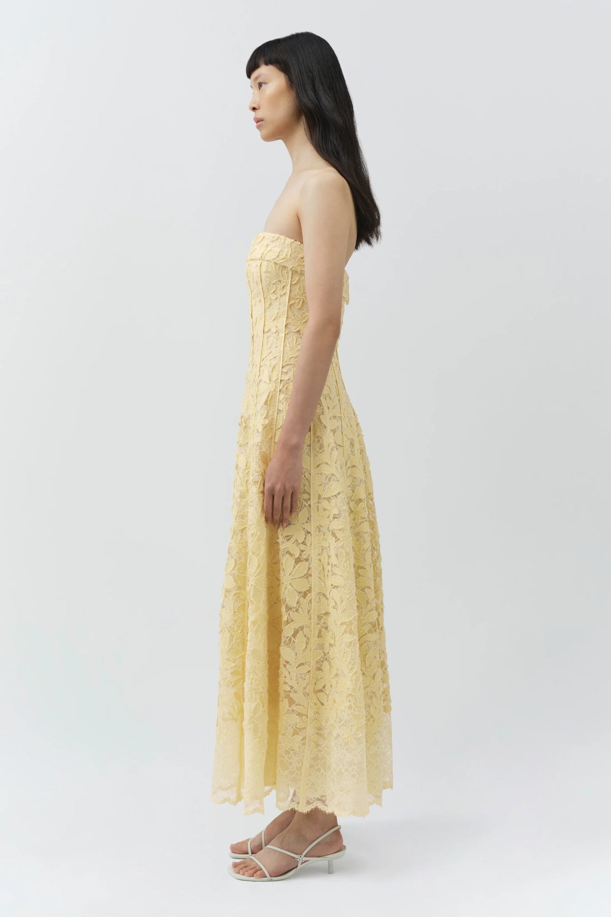 Simkhai Imogen Cotton Lace Bustier Dress