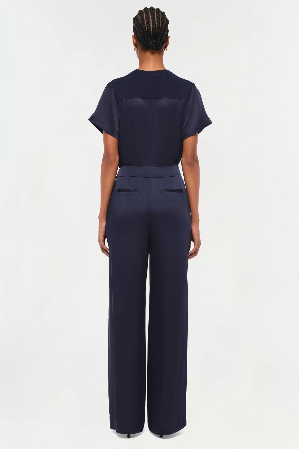Simkhai Kyra Wide Leg Pant - Midnight