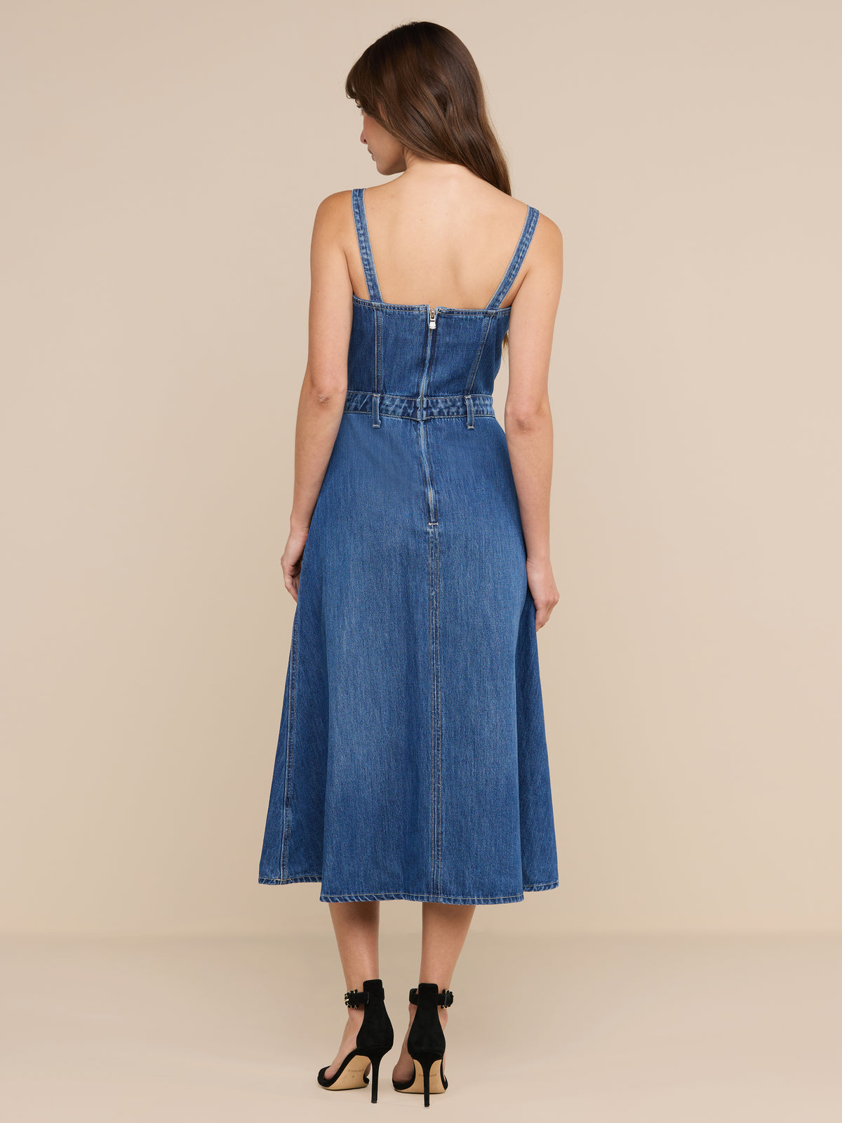 L'Agence Jovie Bustier Midi Dress