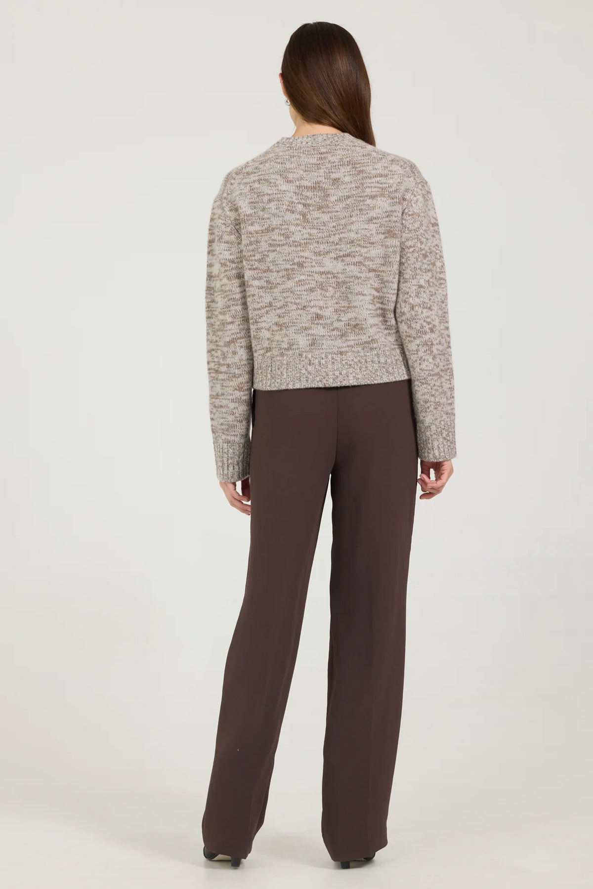 One Grey Day Greer Cashmere Crewneck