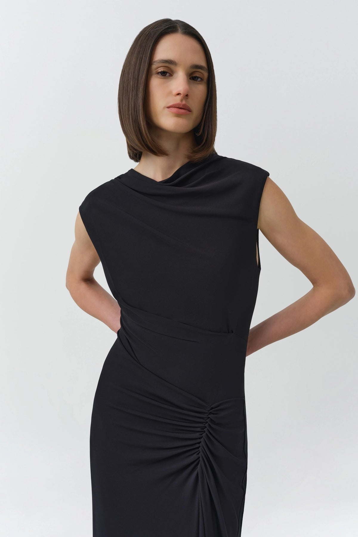 Simkhai Signature Acacia Dress - Black
