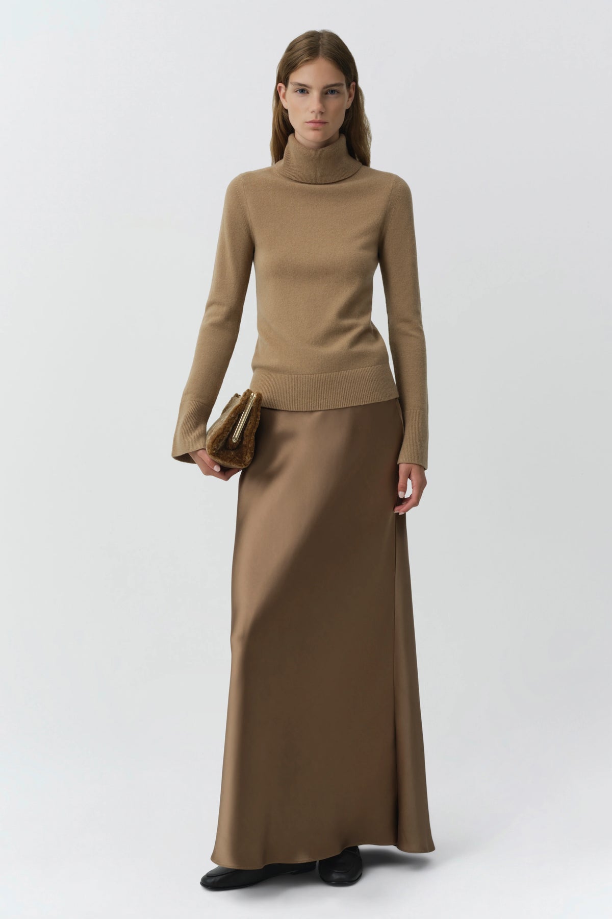 Simkhai Fenwick Turtleneck - Camel