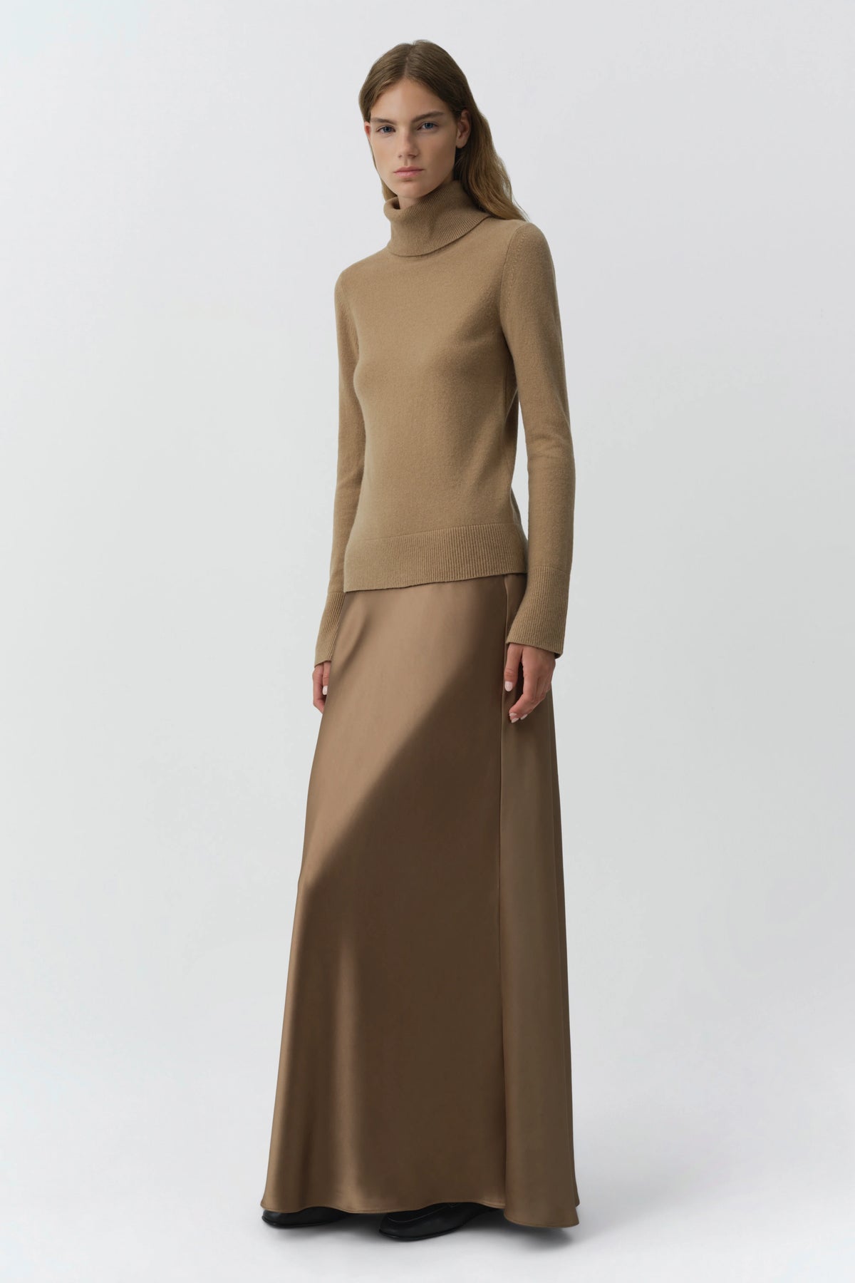 Simkhai Fenwick Turtleneck - Camel