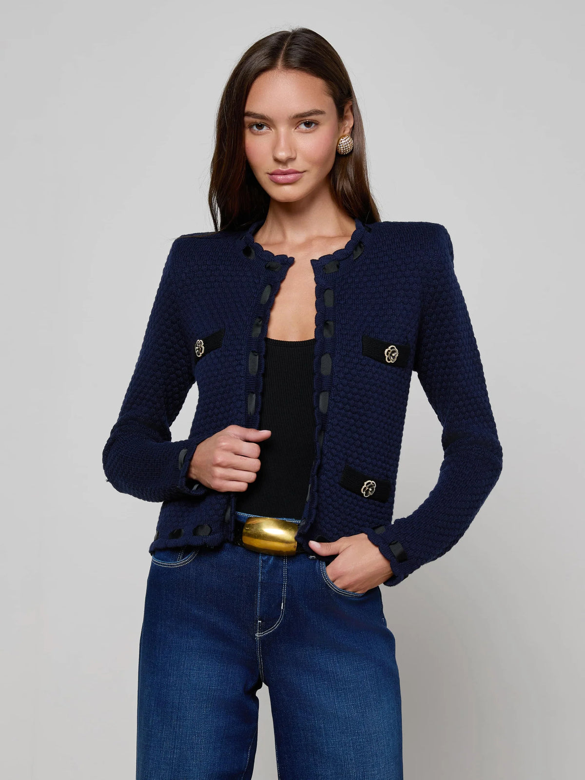 Astor Contrast Cardi