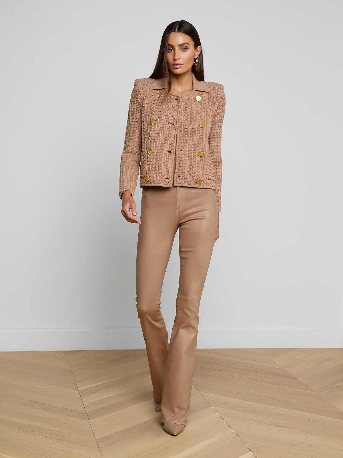Charlie Open Stitch Knit Jacket