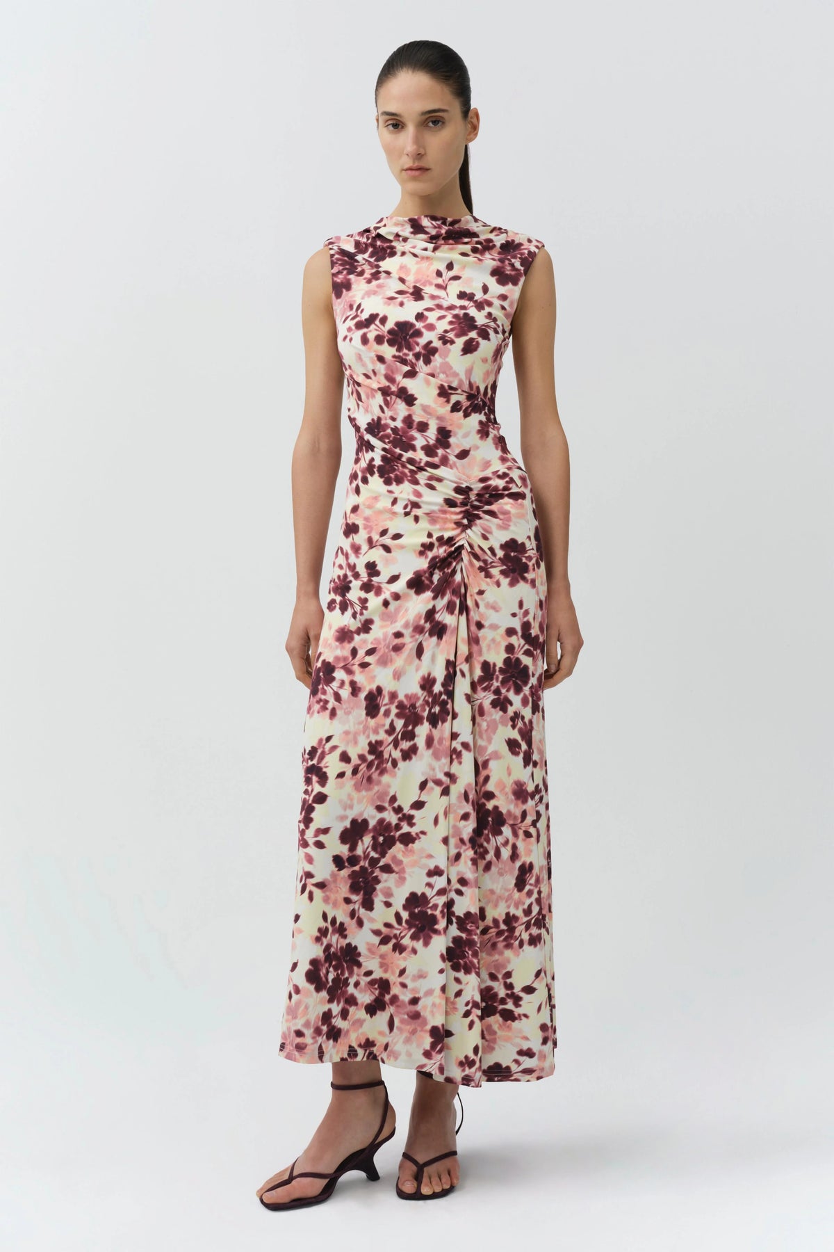 Simkhai Acacia Dress - Fig Multi