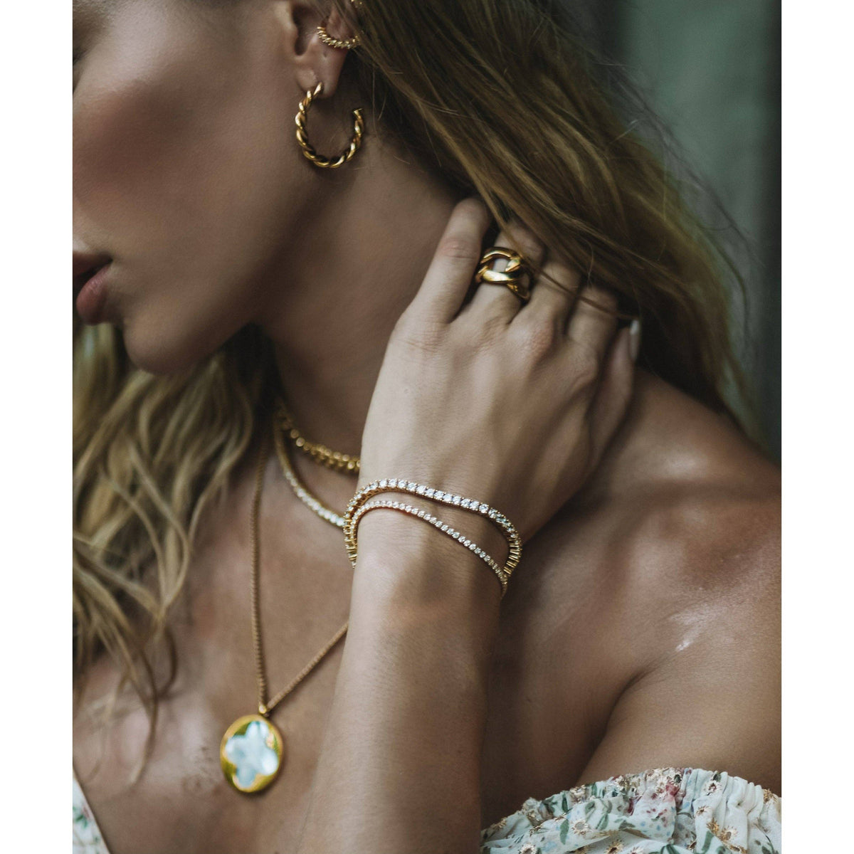 Sahira Karla Tennis Bracelet
