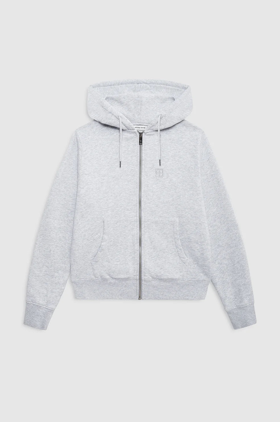 Casper Zip Up - Grey Melange