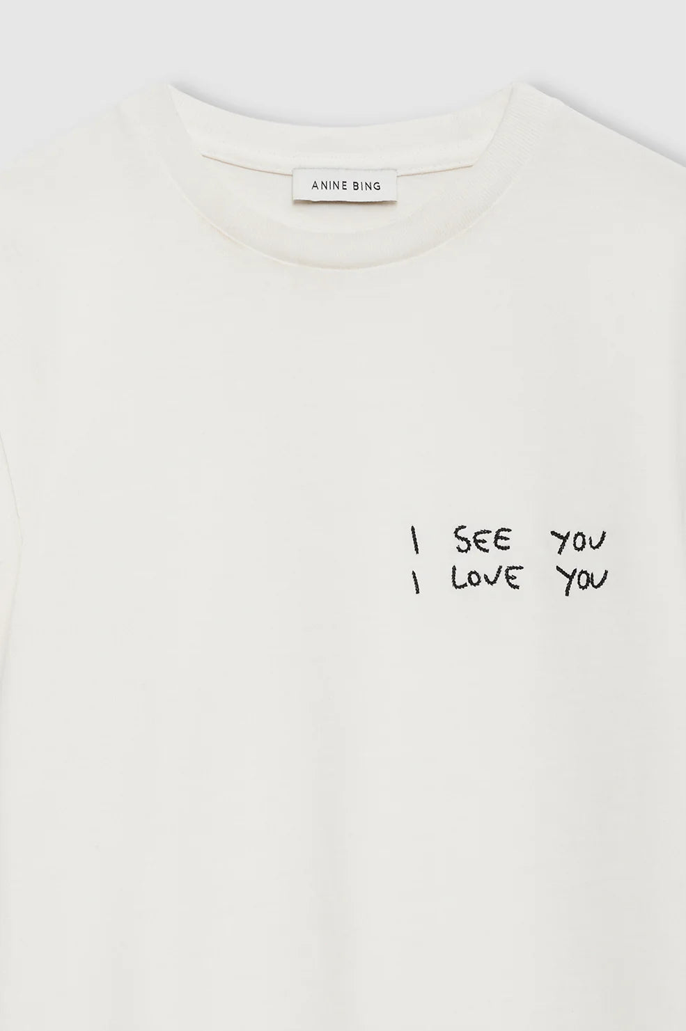Anine Bing Shelly Tee I See You I Love You