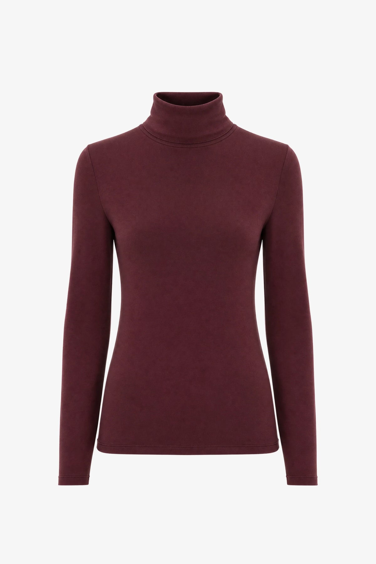Toccin Alma Long Sleeve Turtle Neck - Oxblood