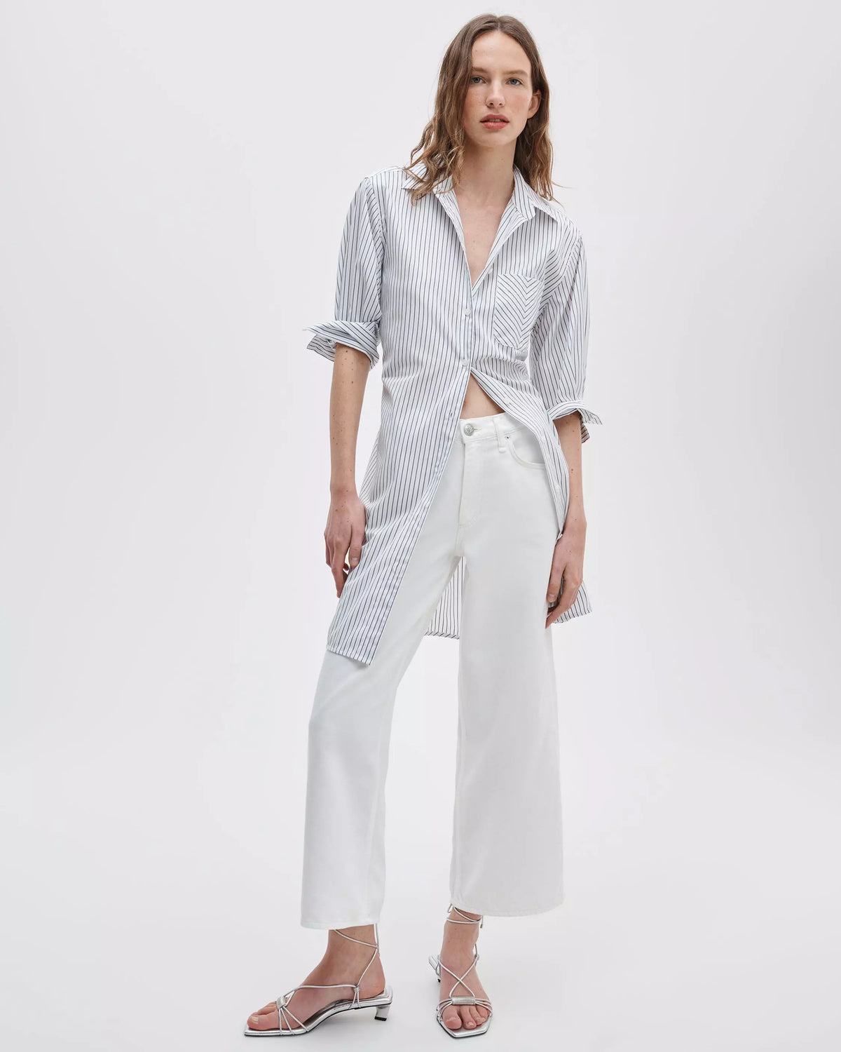 rag & bone Andi Featherweight Ankle Wide Pant