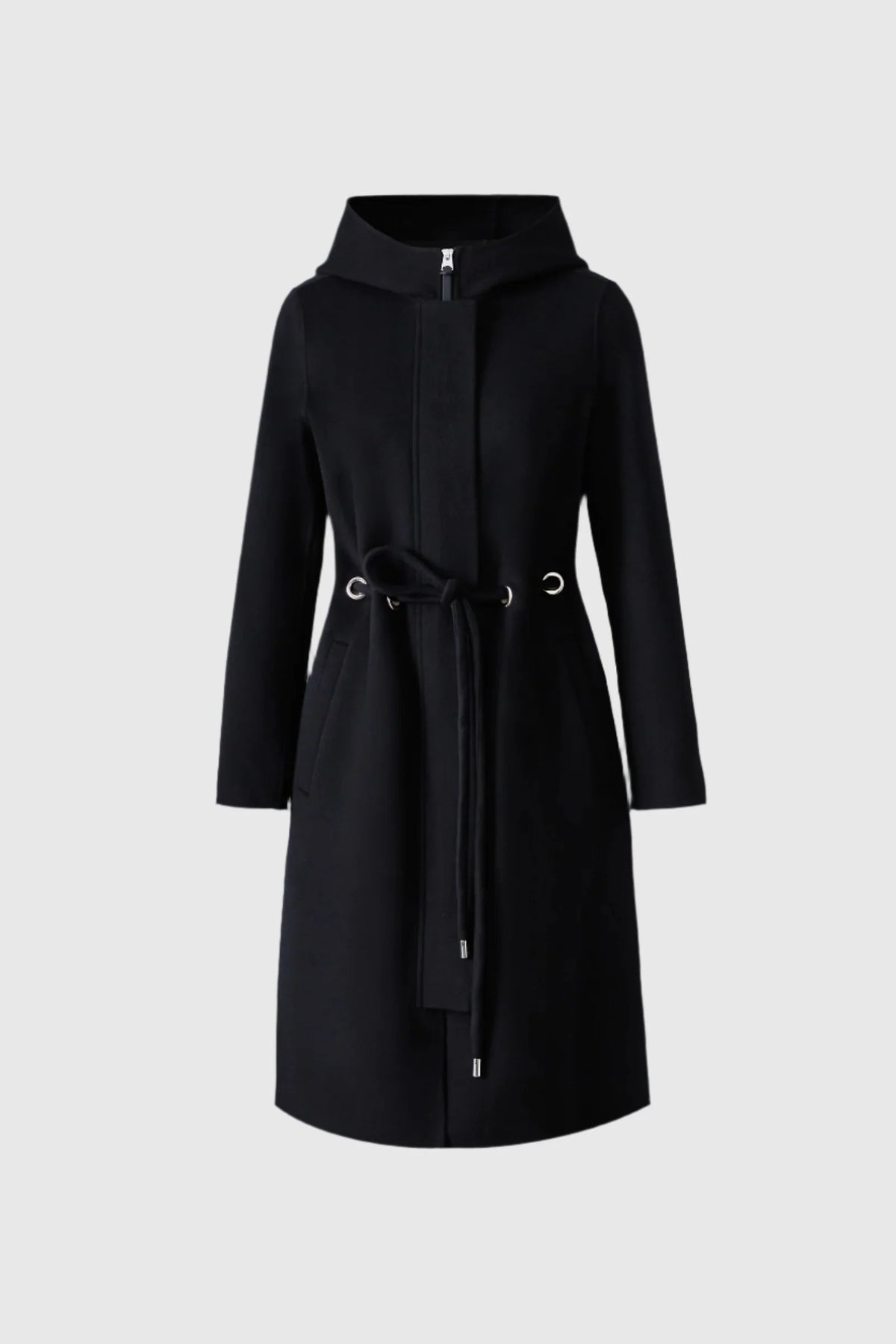 Mackage Blithe Handmade Wool Coat - Black