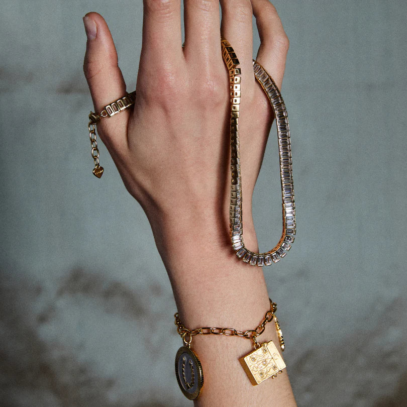 Hart Baguette Tennis Necklace