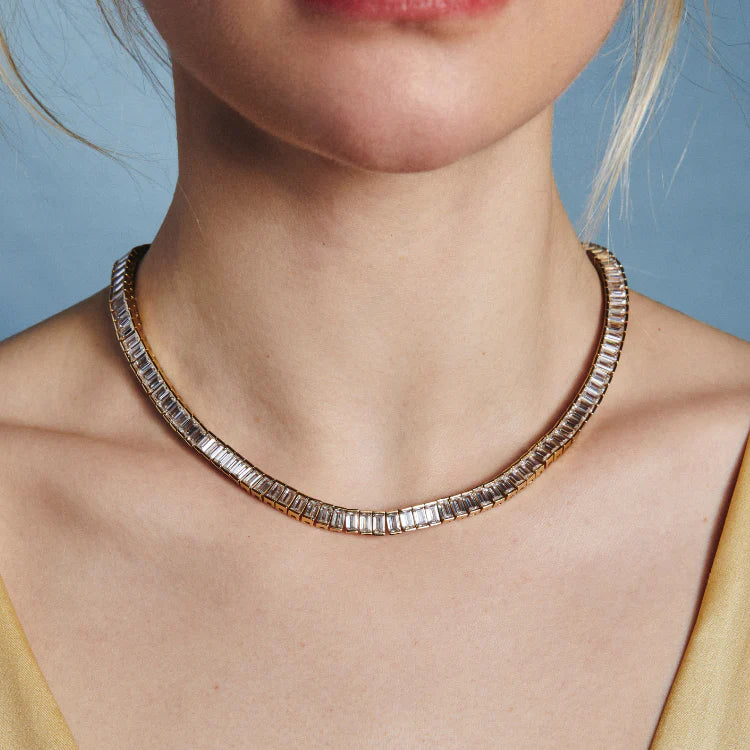 Hart Baguette Tennis Necklace
