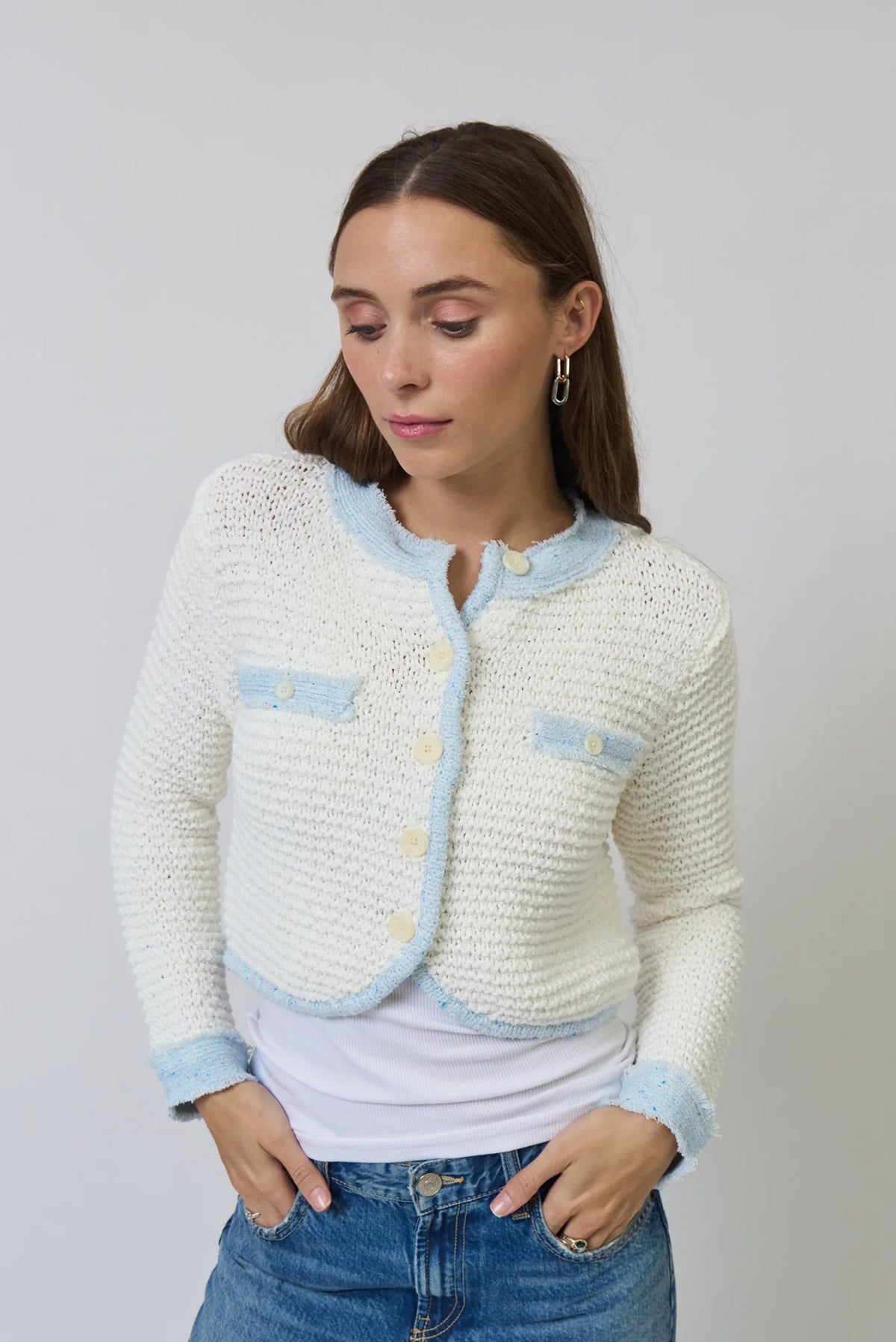 Celeste Tuck Stitch Cardigan