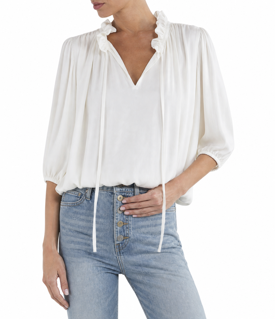 Ramy Brook Fallon Top - Ivory