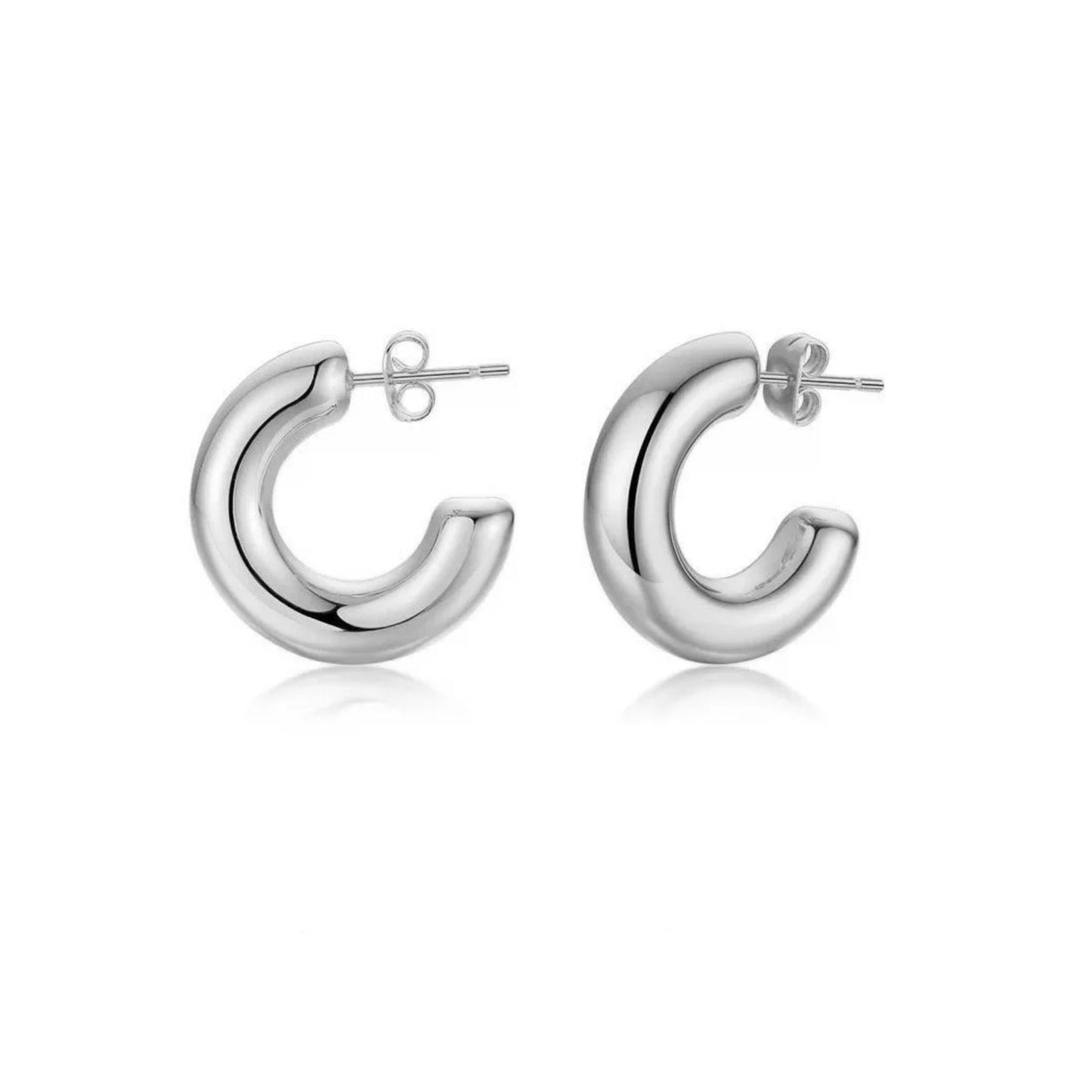 Sahira Chloe Mini Hoop - Silver