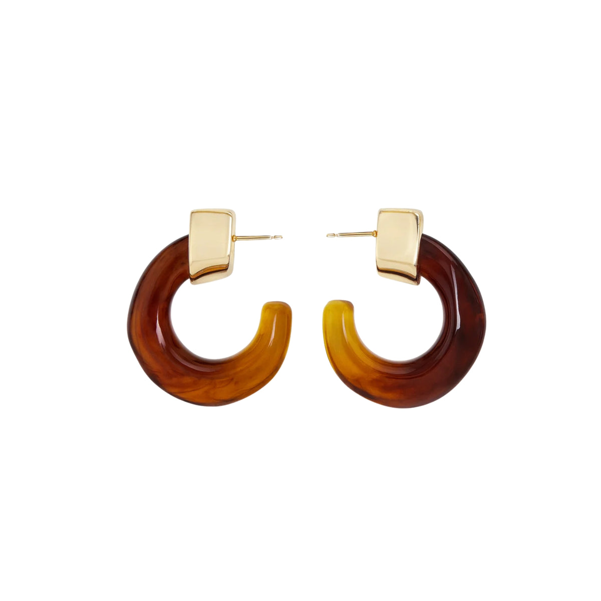 Sahira Kaia Hoops - Brown