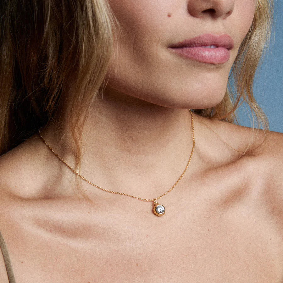 Hart Dainty Bezel Necklace