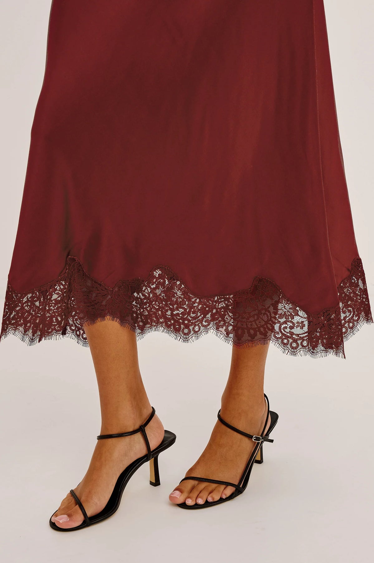 Rails Ebony Skirt - Crimson