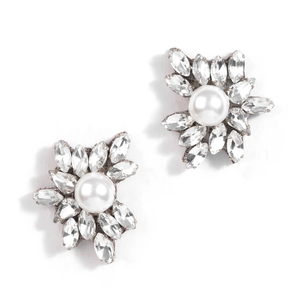 Deepa Gurnani Sahana Earrings - Silver